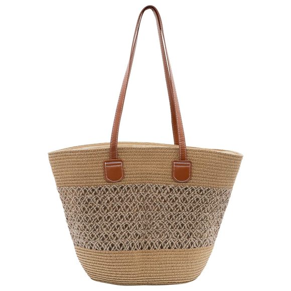 Straw Bags Beach Bag Woven Tote Bag Large Shoulder Handbags Summer <3 - Picture 1 of 6